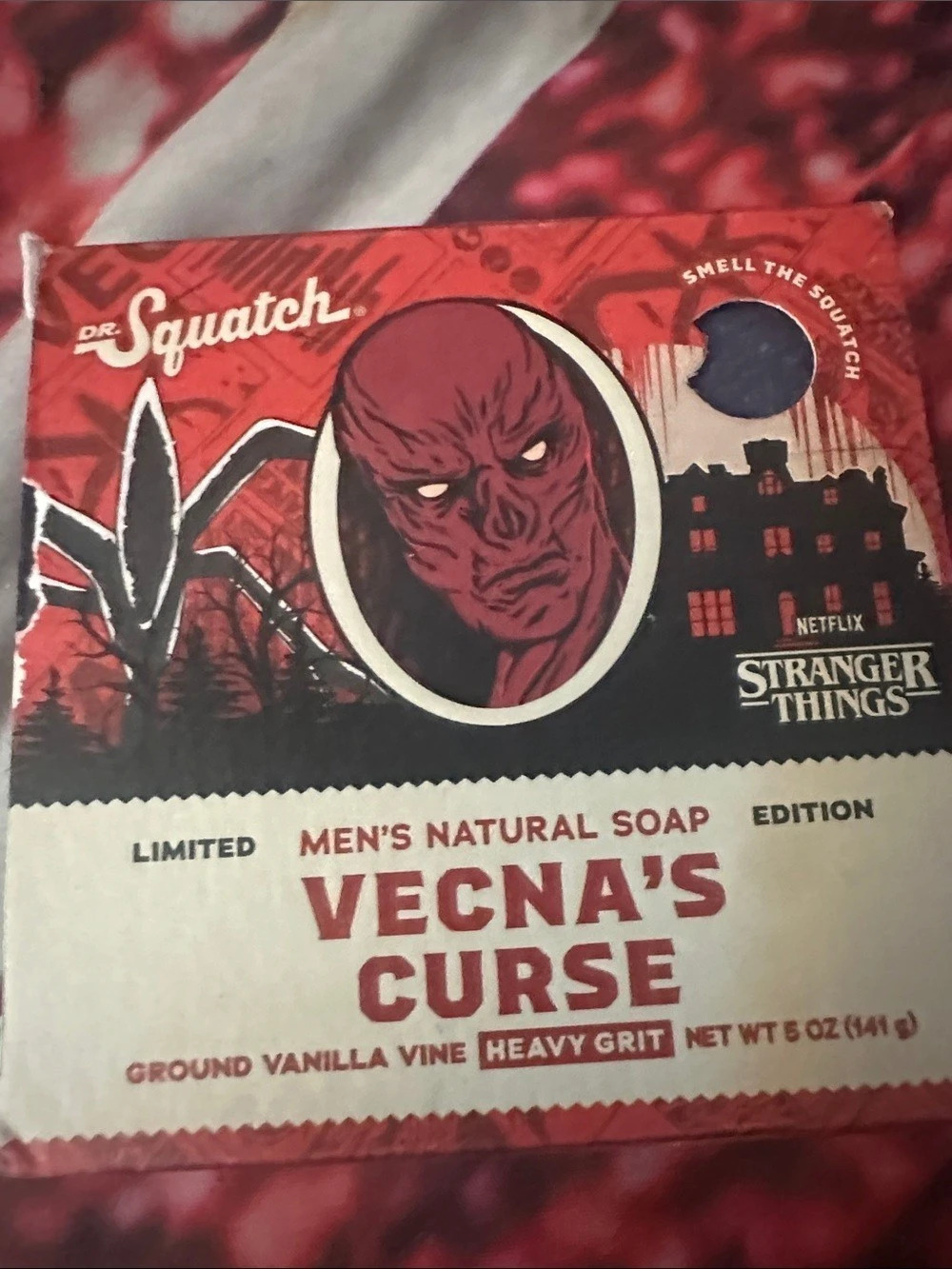 Dr. Squatch Stranger Things Vecna's Curse Natural Soap Natural Soap 5 oz NWT